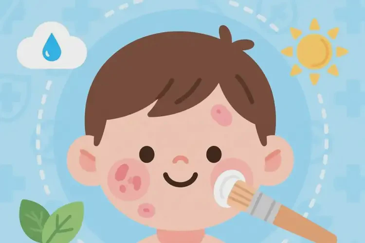 兒童臉上經(jīng)常長(zhǎng)濕疹可以治好嗎(圖3)