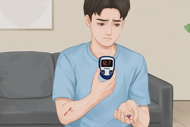 27歲下午血糖12點(diǎn)7是怎么回事(圖1)