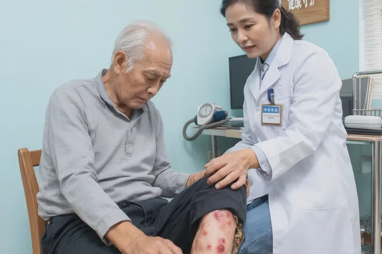 高齡老人小腿長濕疹能靠自己自愈嗎(圖3)