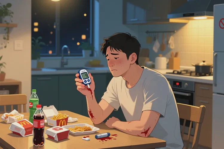 28歲晚餐血糖27.6是怎么回事(圖1)