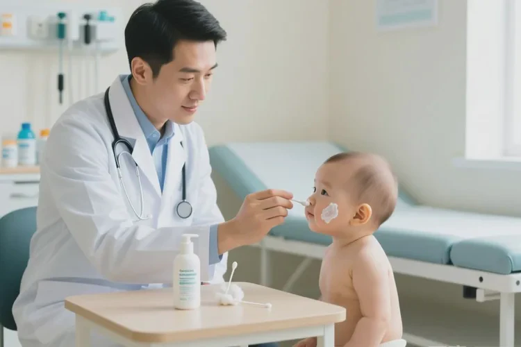 嬰幼兒小腿長濕疹可以治愈嗎(圖2)