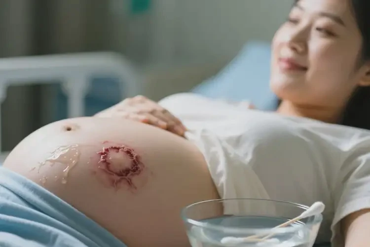 產(chǎn)婦肚子上長濕疹可以治好嗎(圖1)