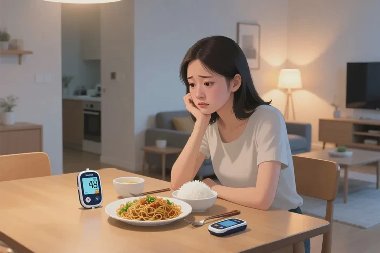 28歲晚餐血糖18點(diǎn)7是怎么回事(圖1)