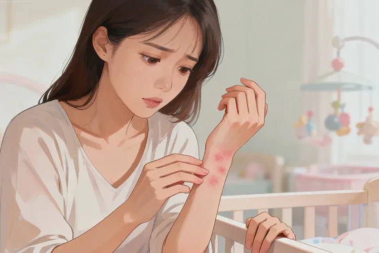哺乳期媽媽手上偶爾起濕疹能靠自己自愈嗎(圖1)