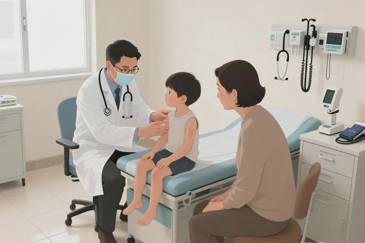 兒童小腿起濕疹可以治愈嗎(圖3)