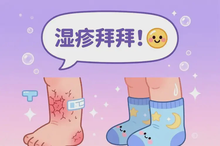 小孩小腿上容易長濕疹可以治好嗎(圖1)