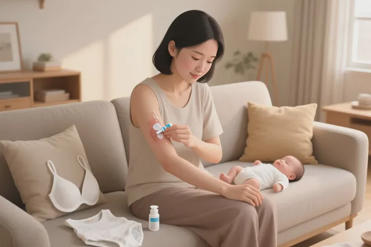 哺乳期妈妈身上偶尔长湿疹能靠自己自愈吗(图3)