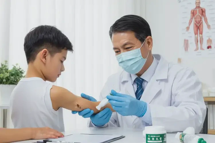 少兒手臂出現(xiàn)濕疹可以治好嗎(圖3)