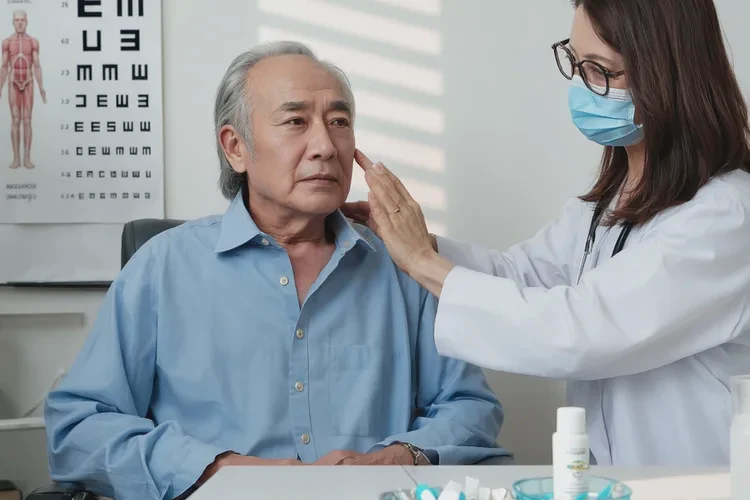 老年人脸上偶尔长湿疹能靠自己自愈吗(图3)