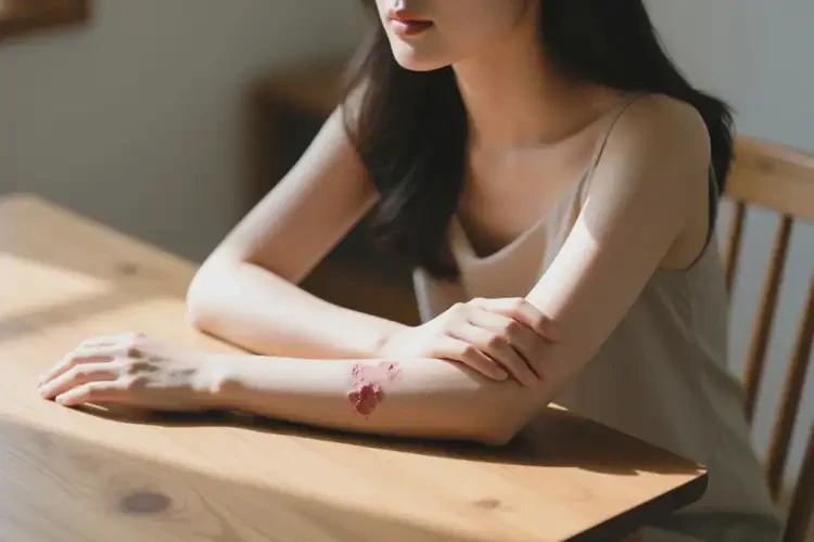 女性手臂上起濕疹可以治好嗎(圖2)