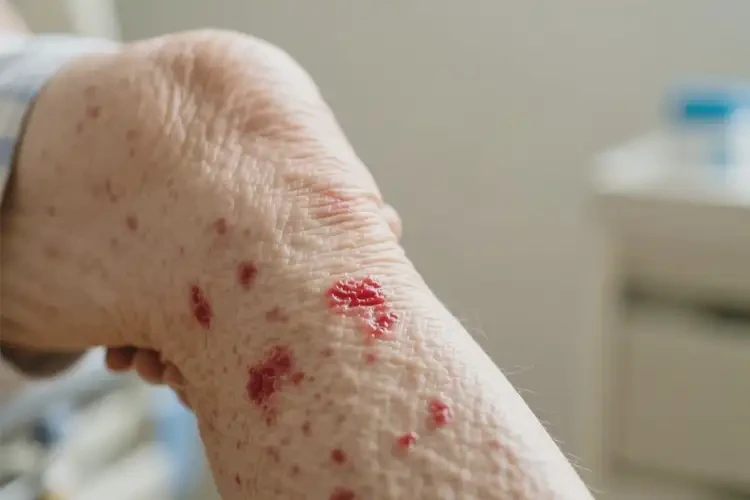 老年人大腿偶爾起濕疹可以治好嗎(圖4)