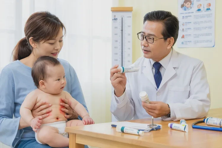 寶寶肚子容易長濕疹可以治愈嗎(圖3)