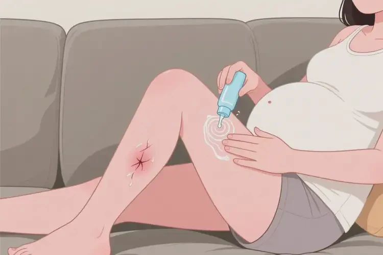 孕婦小腿容易起濕疹可以治好嗎(圖2)