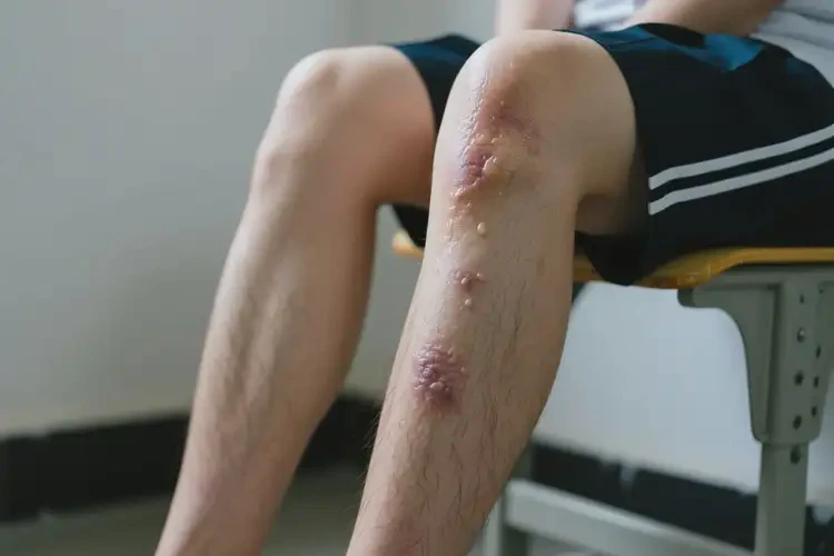 大學(xué)生大腿上出現(xiàn)濕疹可不可以根治(圖2)