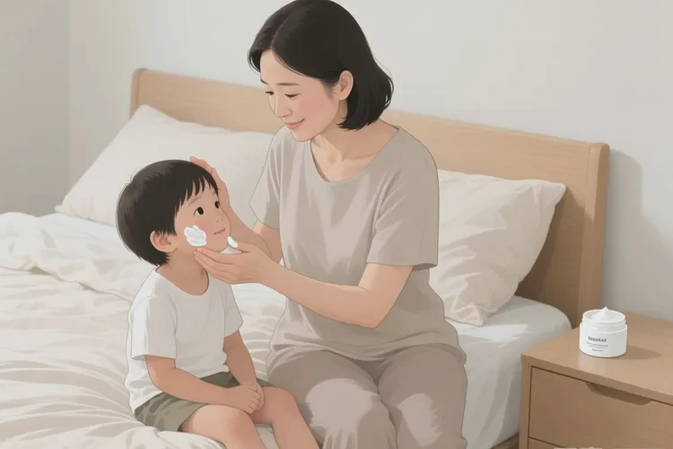 兒童臉上有濕疹可以治愈嗎(圖1)