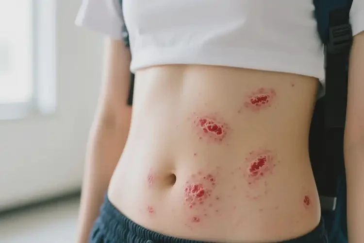 大學(xué)生肚子上長濕疹可不可以根治(圖4)