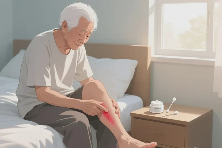 高齡老人小腿偶爾起濕疹能靠自己自愈嗎(圖1)