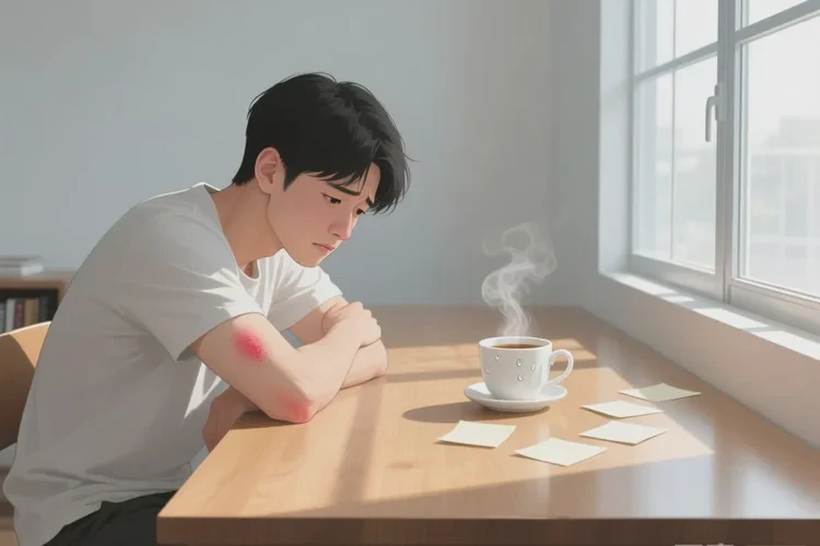 男人手臂上出濕疹能靠自己自愈嗎(圖1)