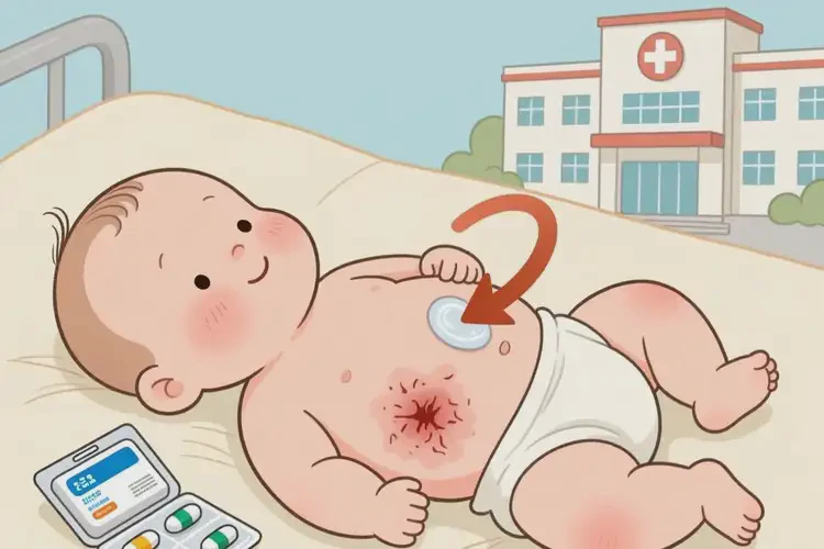 嬰兒肚子上容易起濕疹可以治好嗎(圖2)