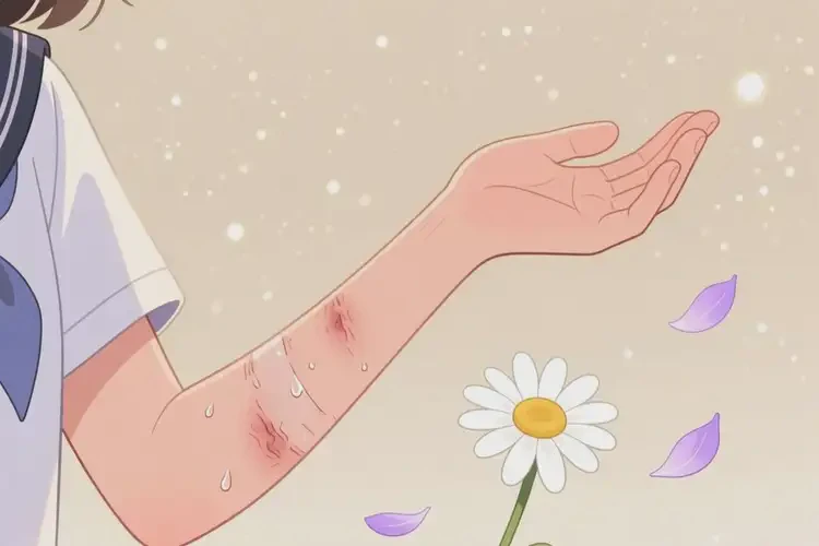 大學(xué)生手臂有濕疹可以治好嗎(圖3)