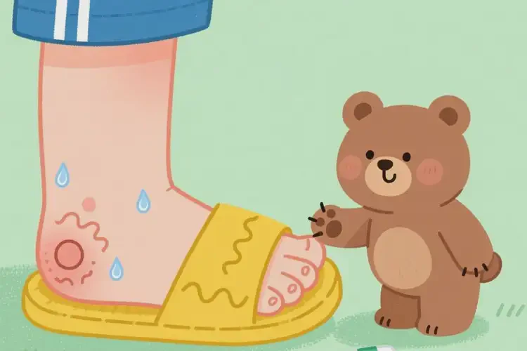 小學(xué)生腳上出濕疹可不可以根治(圖2)