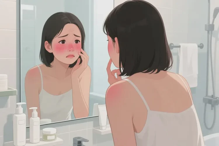 青年人臉上起濕疹能靠自己自愈嗎(圖1)