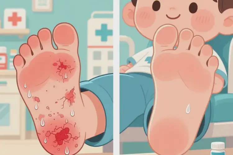 少兒腳上出濕疹可以治好嗎(圖3)