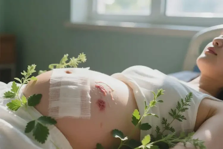 產(chǎn)婦肚子上長濕疹可以治好嗎(圖2)