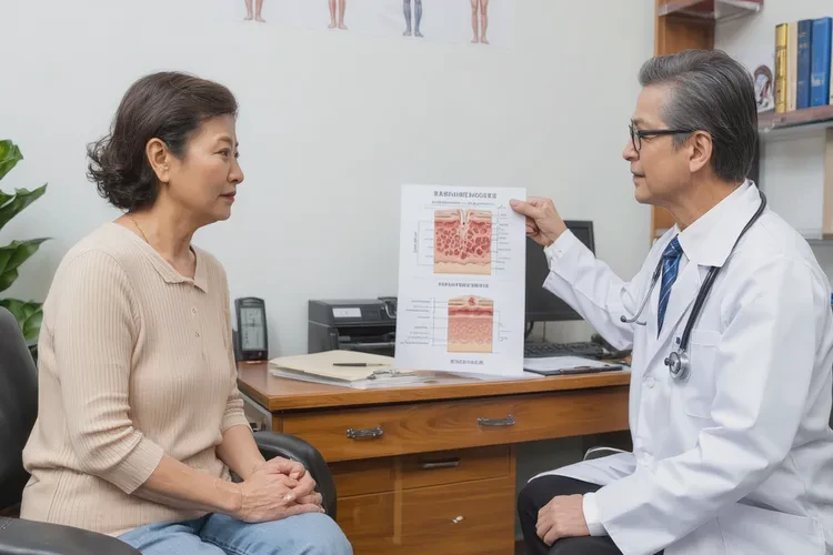 女人脖子出濕疹能靠自己自愈嗎(圖3)