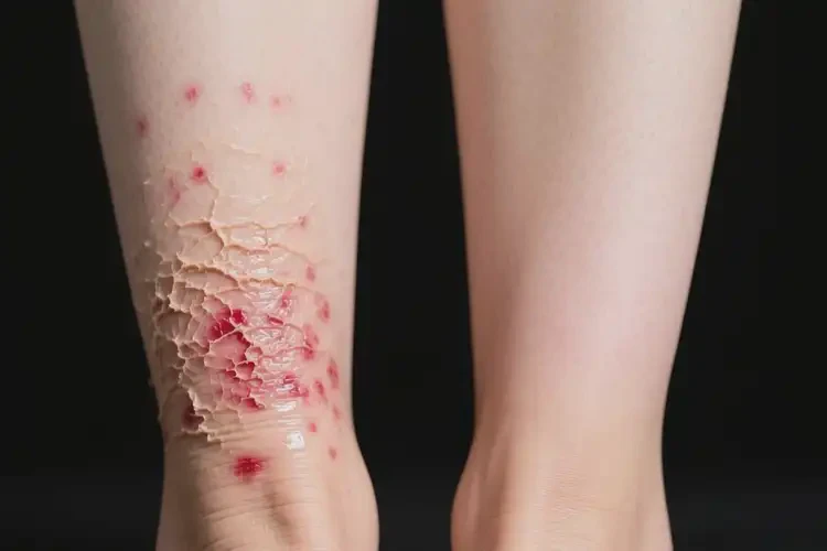 女生小腿起濕疹可以治好嗎(圖1)