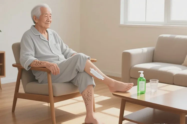 高齡老人大腿上偶爾起濕疹能靠自己自愈嗎(圖2)
