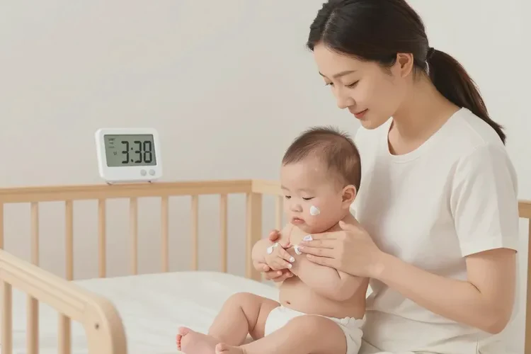 嬰幼兒大腿上長濕疹可以治愈嗎(圖1)