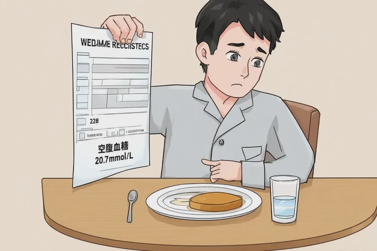 28岁空腹血糖20.7是怎么回事(图1)