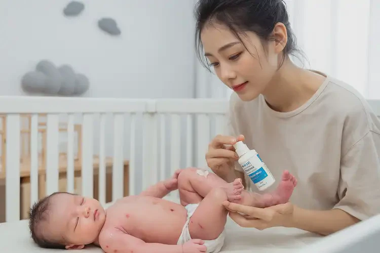新生兒肚子有濕疹可以治好嗎(圖3)