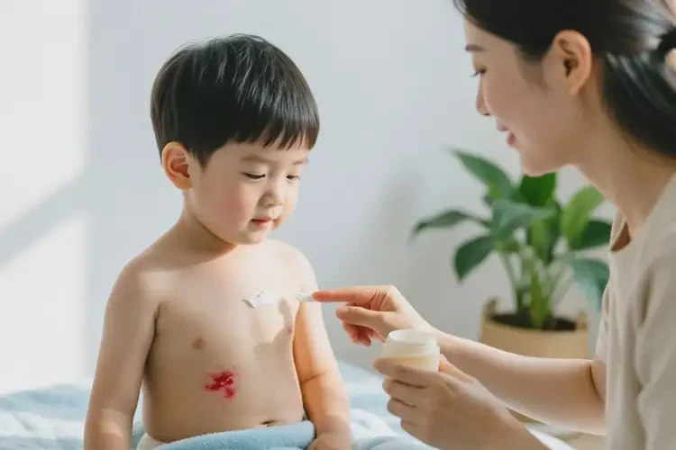 孩子肚子上起濕疹可以治好嗎(圖4)