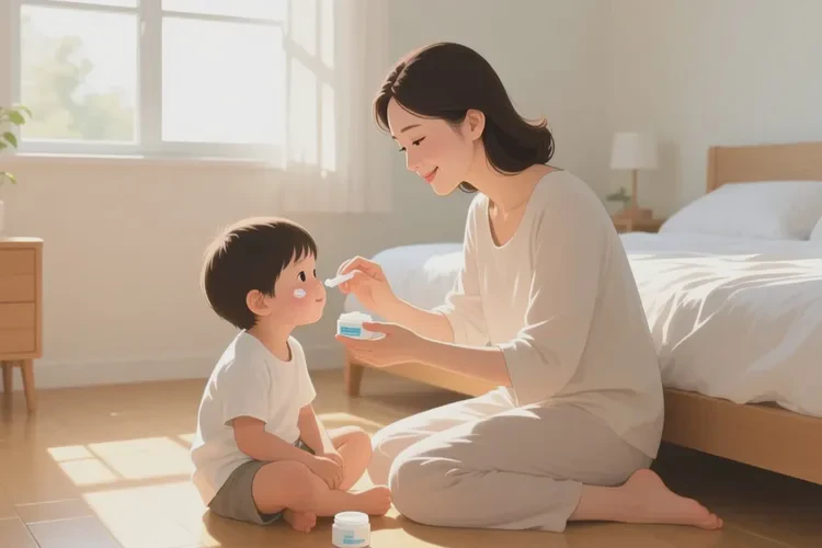 儿童肚子出现湿疹可以治愈吗(图1)