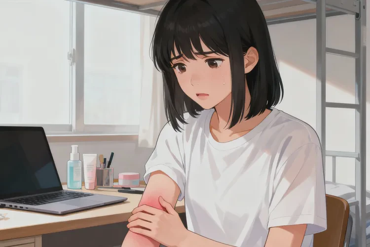 大學(xué)生身上長(zhǎng)濕疹能靠自己自愈嗎(圖1)