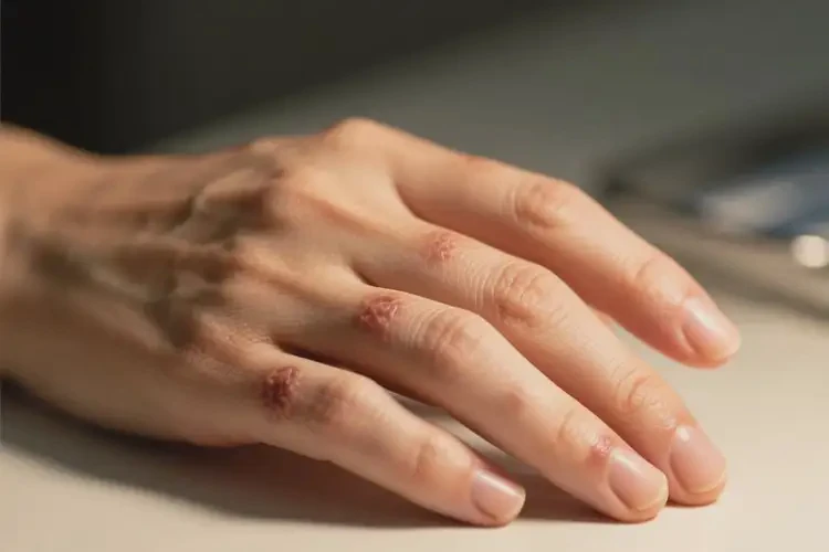 女人手上偶爾長(zhǎng)濕疹可不可以根治(圖1)
