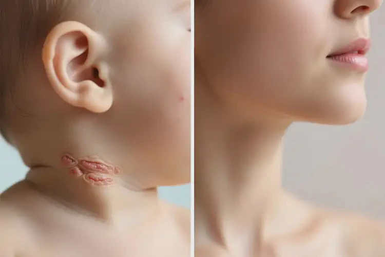 小兒脖子上偶爾長(zhǎng)濕疹可以治好嗎(圖2)