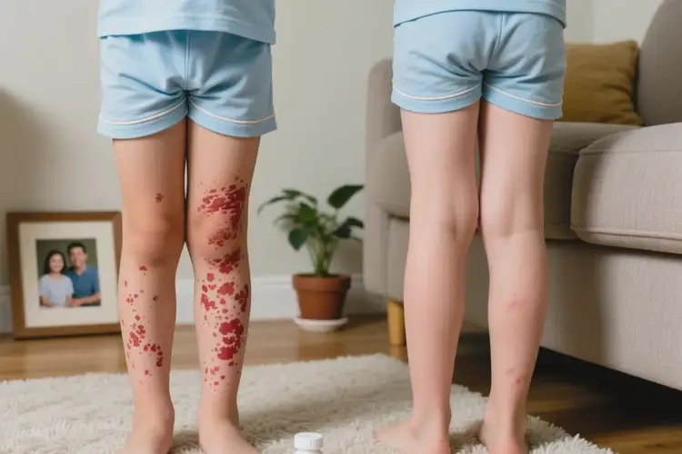 幼兒小腿上有濕疹可以治好嗎(圖2)