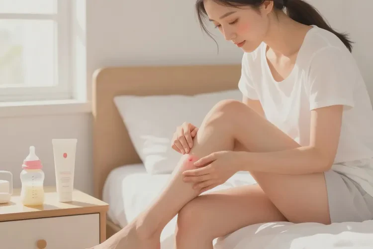 哺乳期媽媽小腿偶爾長(zhǎng)濕疹能靠自己自愈嗎(圖1)