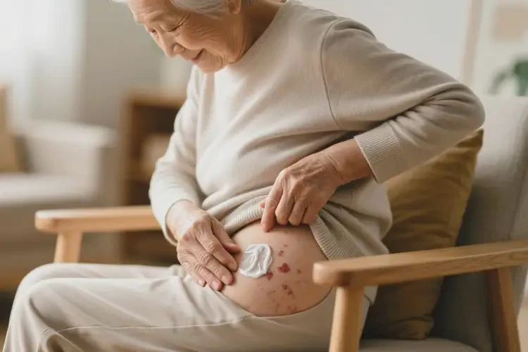 老人屁股上出現(xiàn)濕疹可以治好嗎(圖3)