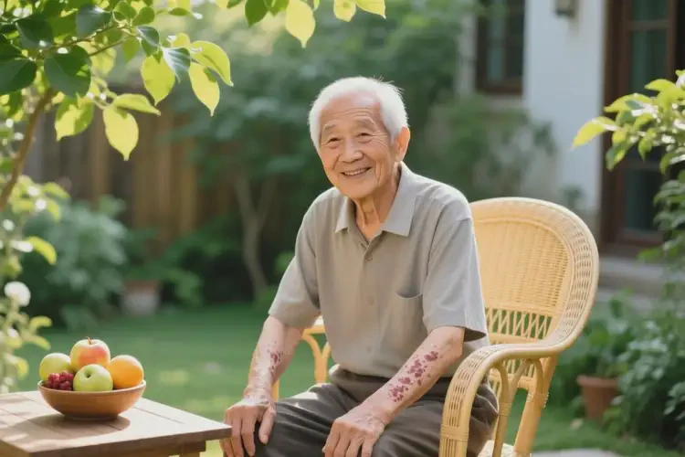 老年人身上容易長(zhǎng)濕疹可以治好嗎(圖2)