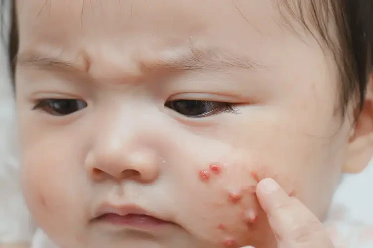 嬰兒面部偶爾起濕疹可以治好嗎(圖4)