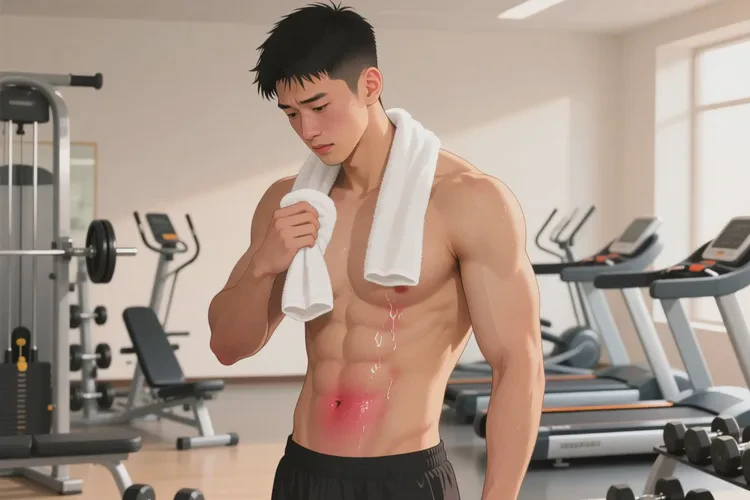 男人肚子上容易長濕疹能靠自己自愈嗎(圖2)