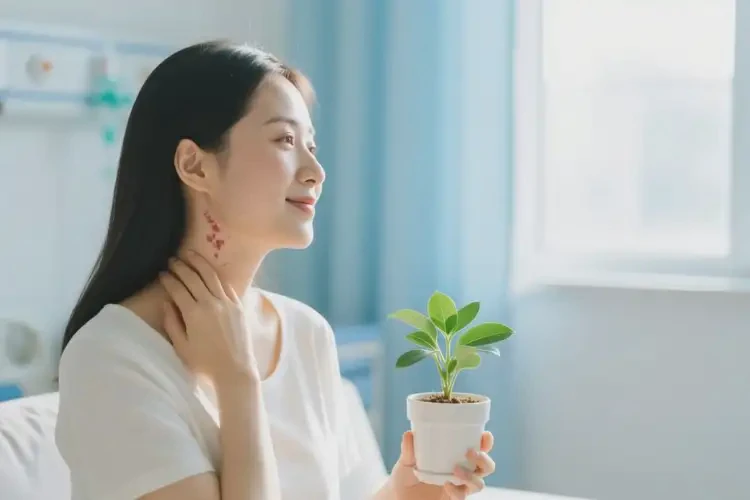 產(chǎn)婦脖子上起濕疹可以治好嗎(圖4)