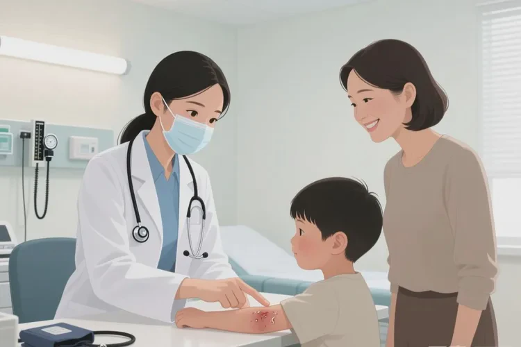 孩子身上偶爾起濕疹可以治愈嗎(圖3)