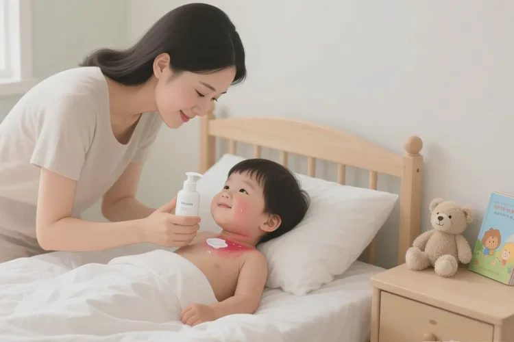 兒童脖子上有濕疹可以治愈嗎(圖1)