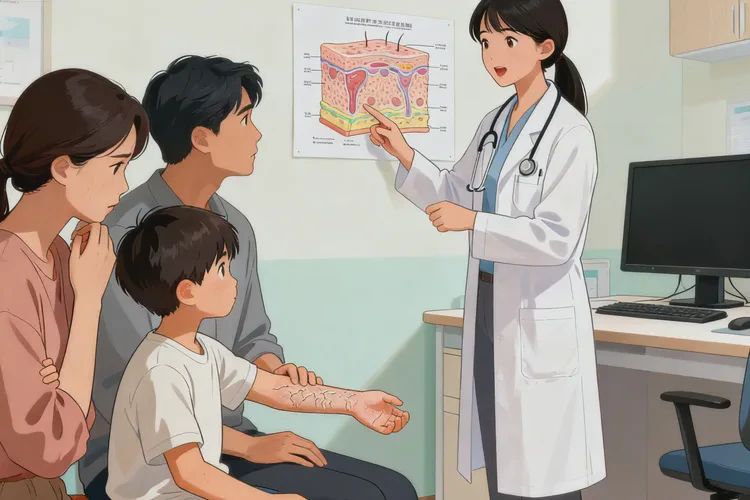 小學(xué)生身上偶爾長濕疹能靠自己自愈嗎(圖2)