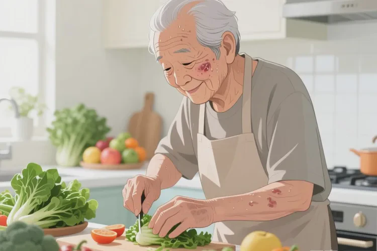 高齡老人臉上容易起濕疹能靠自己自愈嗎(圖4)